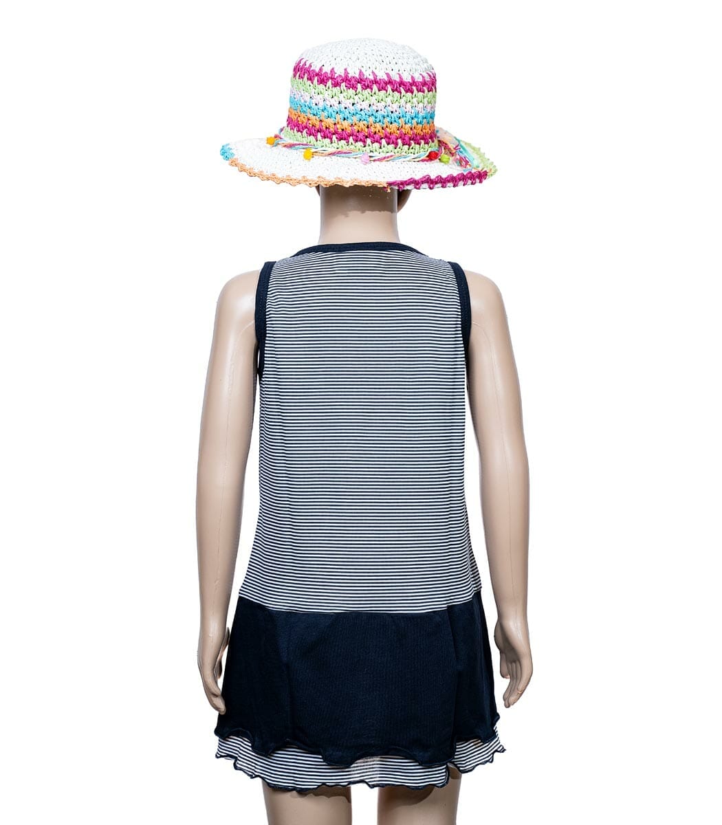 Vestitino bambina canottina con righino4