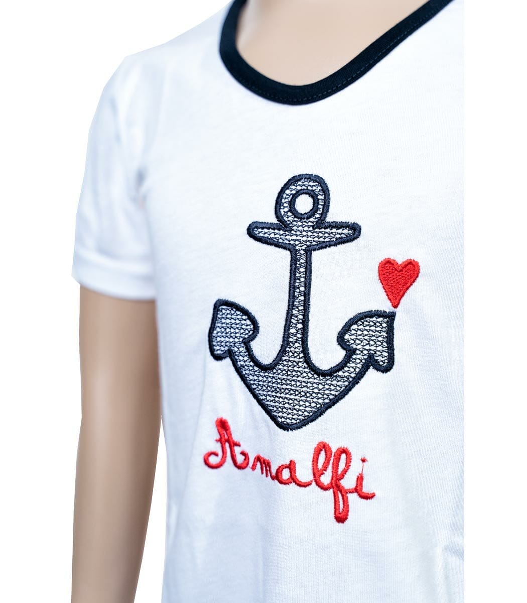 Vestitino bianco bambina con manica3