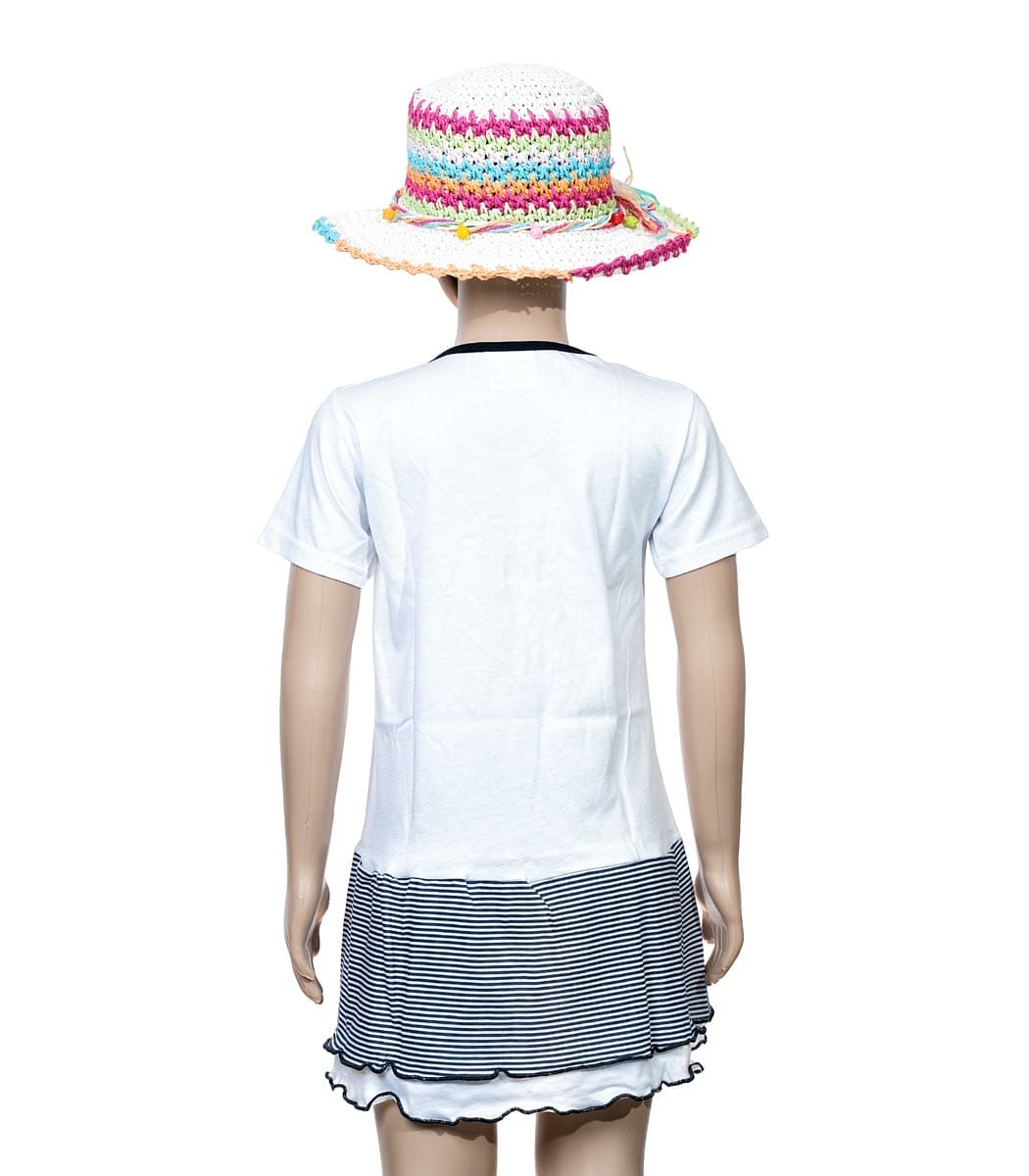 Vestitino bianco bambina con manica4