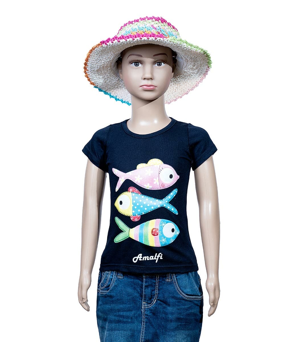t shirt bimba bul pesci colorati1