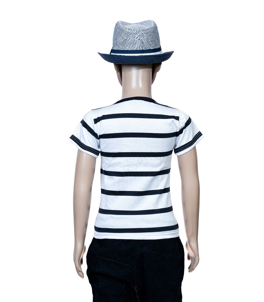 t shirt bimbo righe bianche e blu4